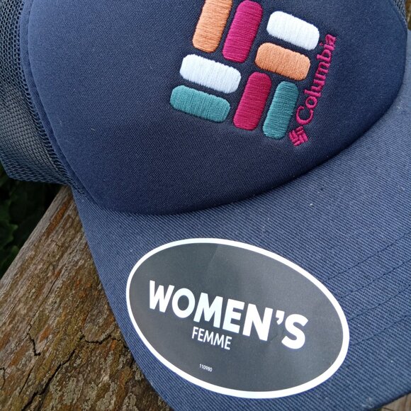 Columbia Women's Femme Embroidered Baseball Snapback Cap - Picture 2 of 5